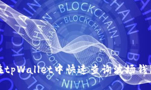 如何在tpWallet中快速查询波场钱包地址